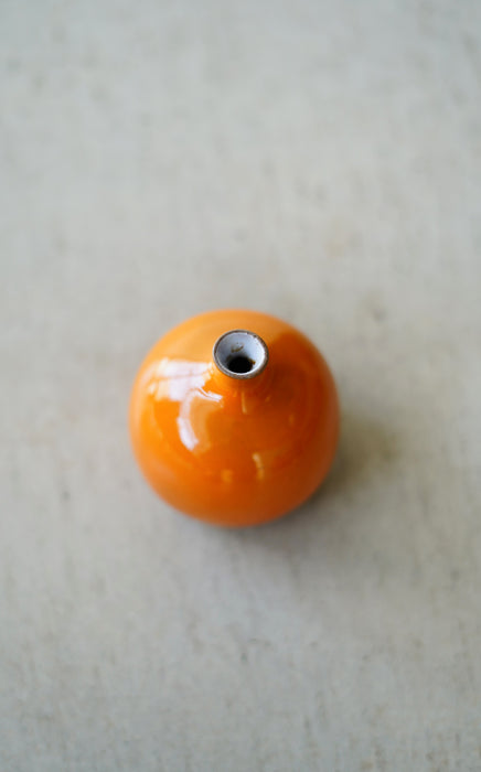 JACQUES & DANI RUELLAND<BR>ORANGE VASE<BR><BR>SOLD OUT