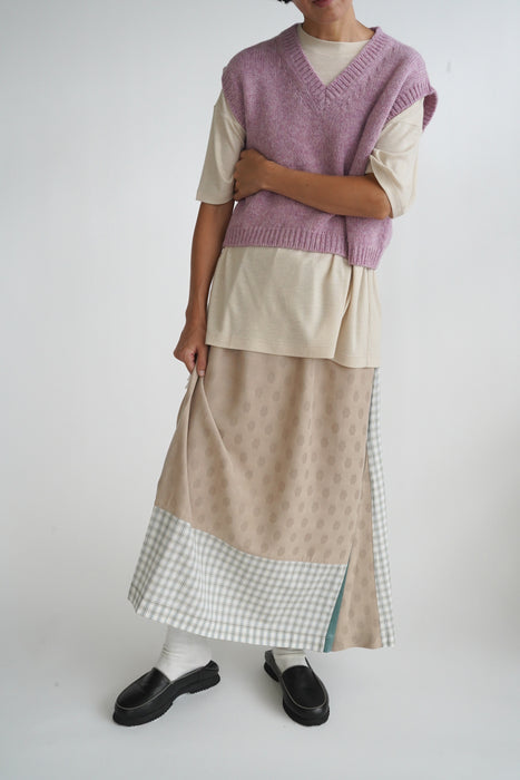CRISTASEYA<br>WOOL T-SHIRT<br>in NUDE