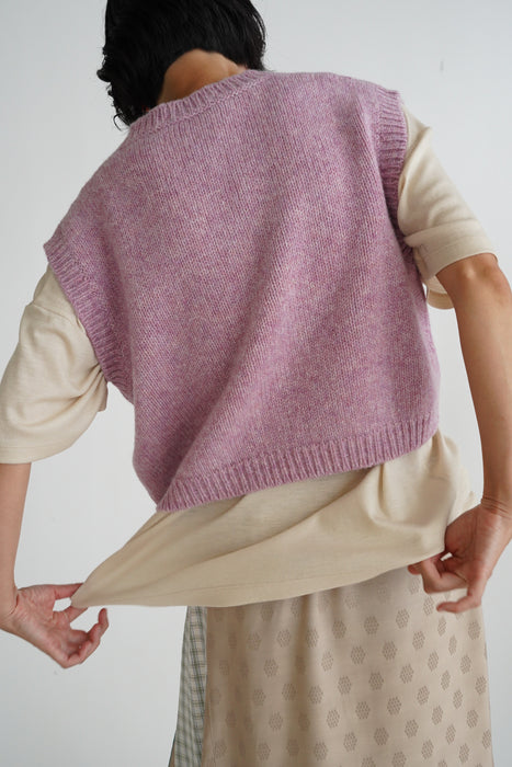 CRISTASEYA<br>WOOL T-SHIRT<br>in NUDE