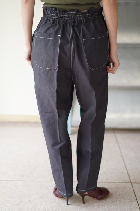 JONNLYNX<br>HORSE CLOTH PANTS<br> BLACK