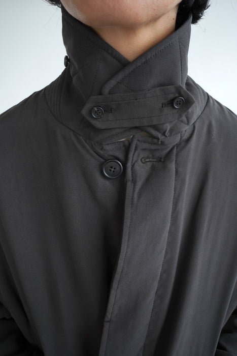 CRISTASEYA<br>CROPPED PADDED BOMBER <br>in BROWN