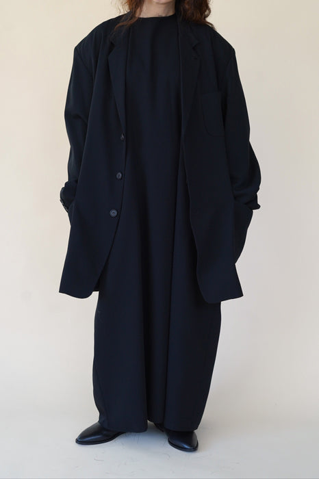 CRISTASEYA<br>SLEEVELESS LONG DRESS <br>in BLACK