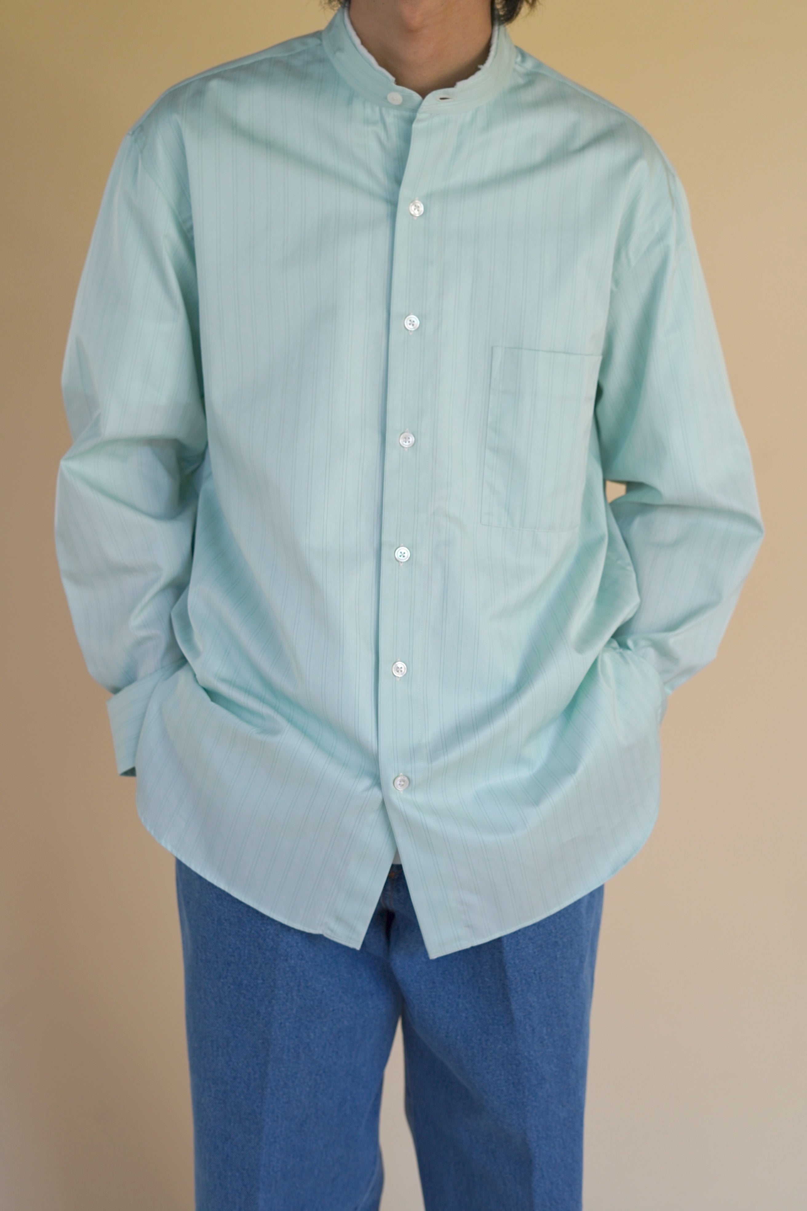 SALVATORE PICCOLO X CRISTASEYA HANDMADE MAO SHIRT WITH ｜ドレス 