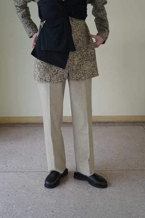 VINTAGE HERMES <br>CASHMERE TROUSERS