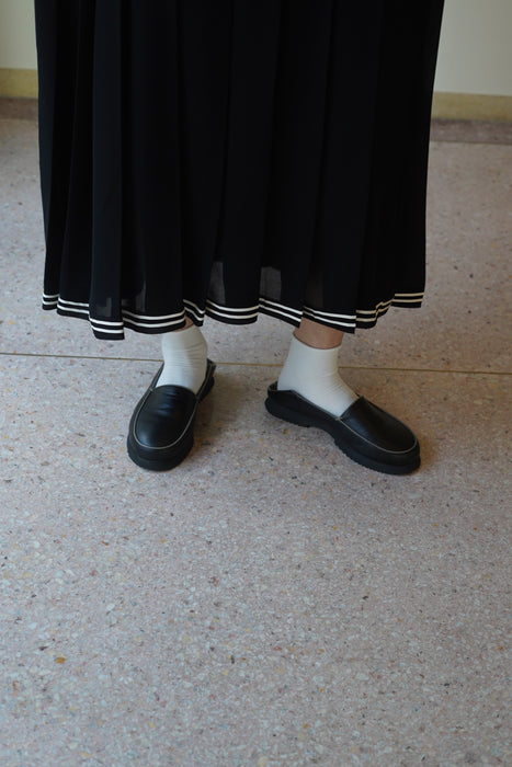 JUNYA WATANABE<BR>SHEER PLEATED SKIRT<BR><BR>SOLD OUT