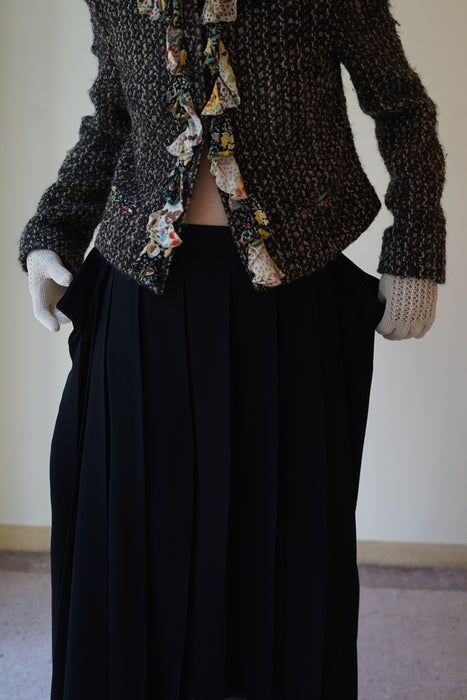 JUNYA WATANABE<BR>SHEER PLEATED SKIRT<BR><BR>SOLD OUT