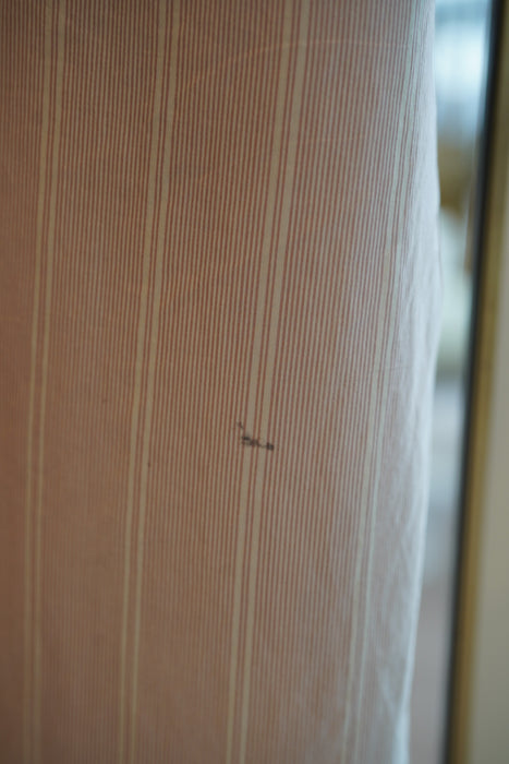 VINTAGE<BR>SILK STRIPED SHIRTS DRESS