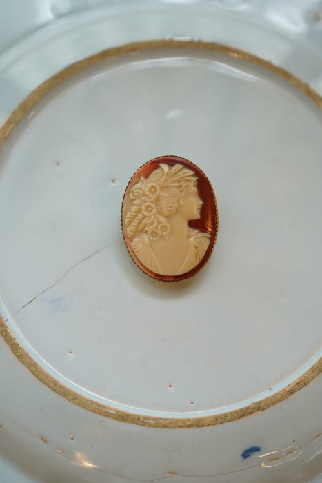 ANTIQUE<BR>CAMEO BROOCH<BR><BR>SOLD OUT