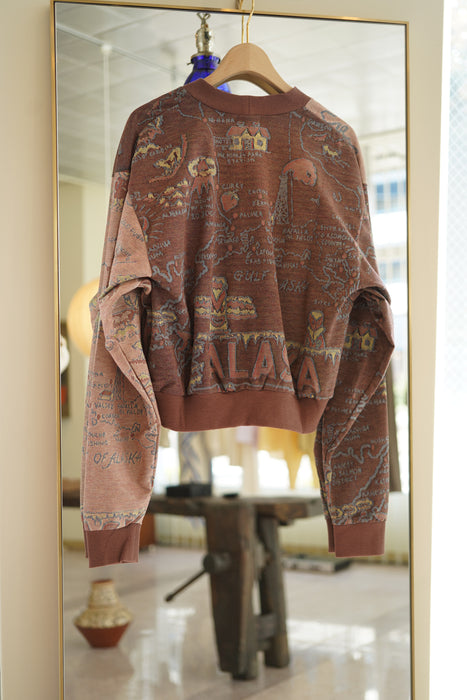 JONNLYNX<br>SOUVENIR MAP CARDIGAN