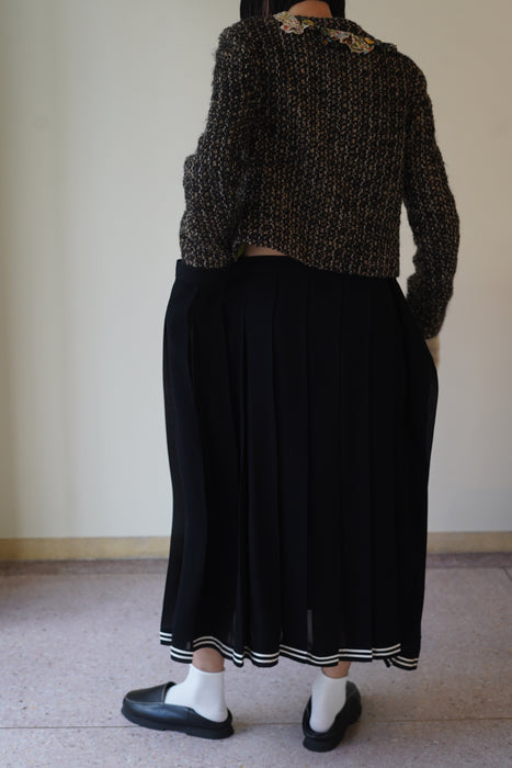 JUNYA WATANABE<BR>SHEER PLEATED SKIRT<BR><BR>SOLD OUT