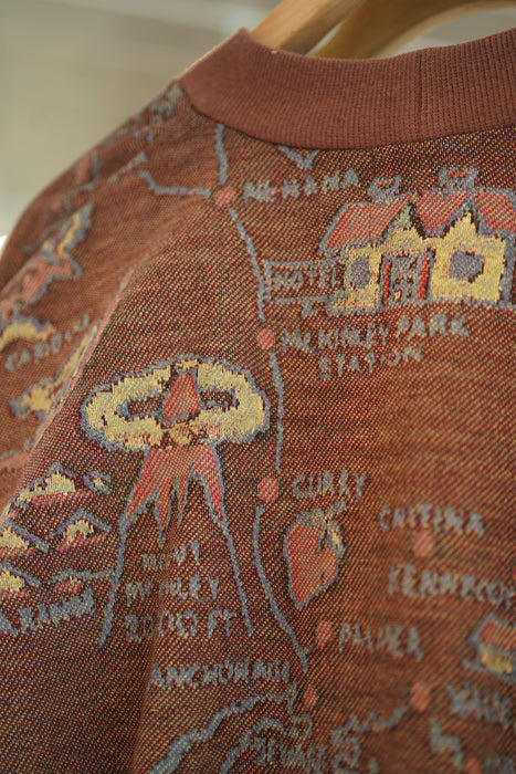JONNLYNX<br>SOUVENIR MAP CARDIGAN