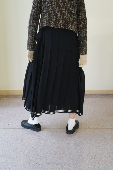 JUNYA WATANABE<BR>SHEER PLEATED SKIRT<BR><BR>SOLD OUT