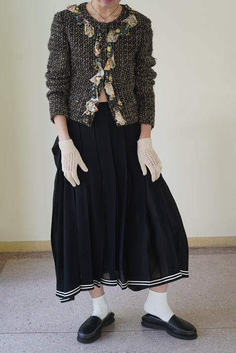 JUNYA WATANABE<BR>SHEER PLEATED SKIRT<BR><BR>SOLD OUT
