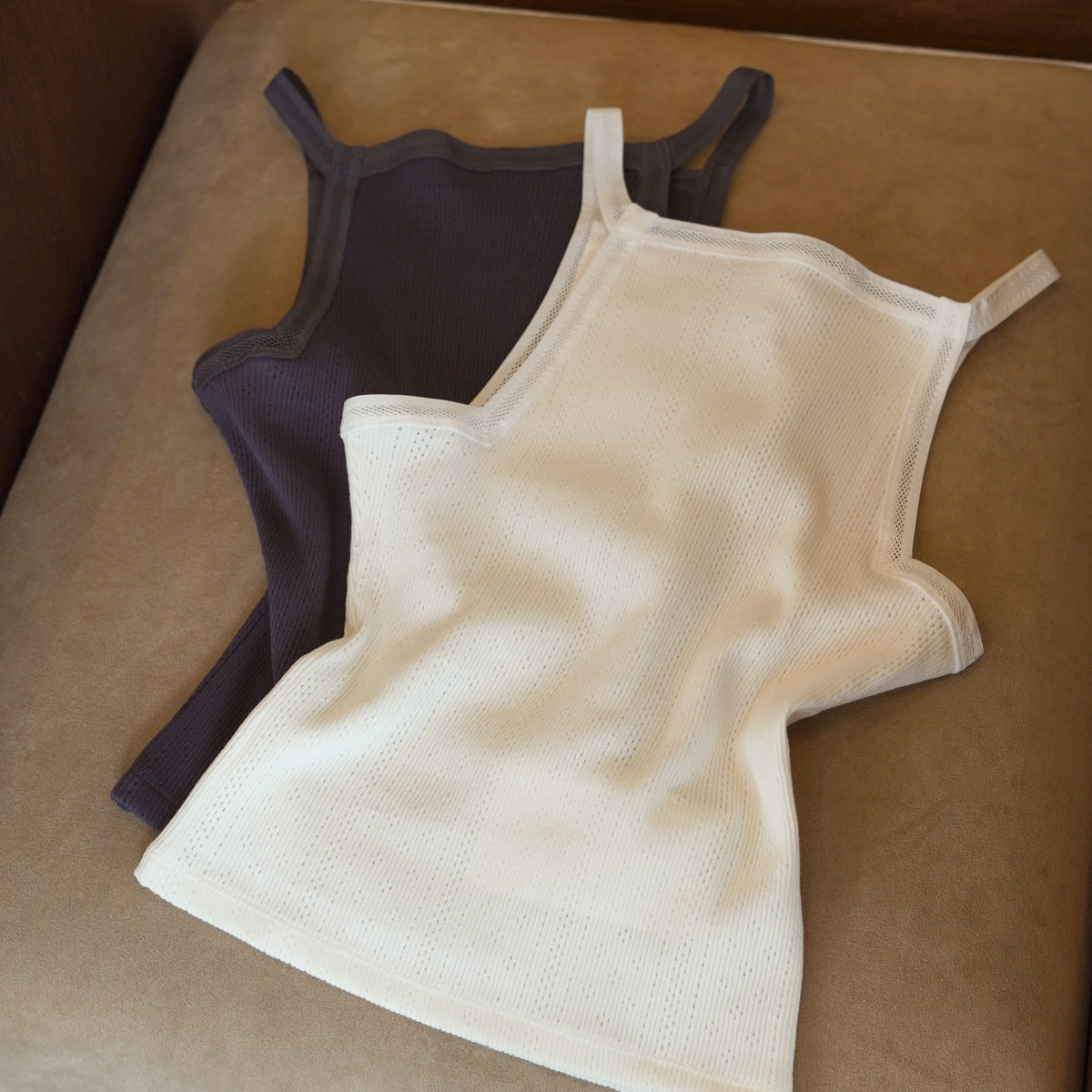FUMIKA_UCHIDAEYELET RIB STITCH CAMISOLESOLD OUT – PORT