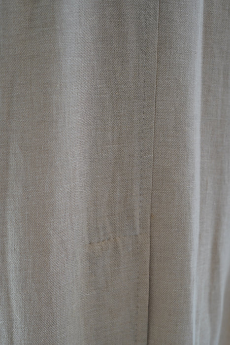 VINTAGE HERMES <br>LINEN BALMACAAN COAT <BR> <BR>SOLD OUT