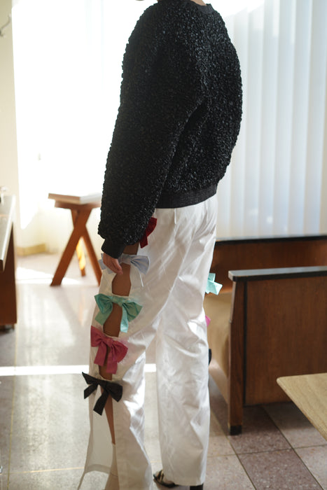 SUPER YAYA<br>SWEATER CRISS CROSS TOP