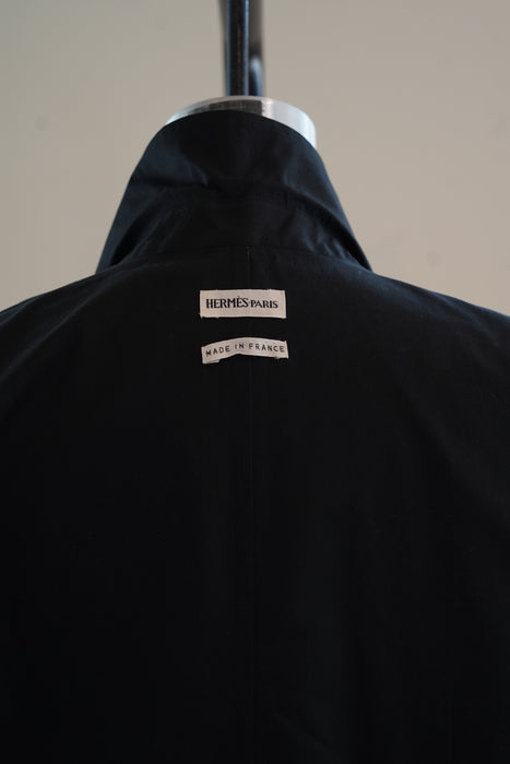 VINTAGE HERMES <br> 2TONE LAYER TRENCH COAT<br><br>SOLD OUT