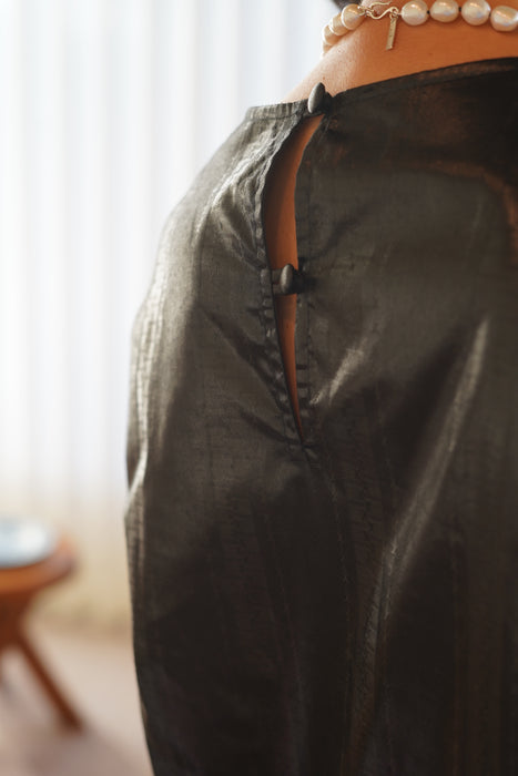 SUPER YAYA<br>CONFETTI TOP<br>BLACK