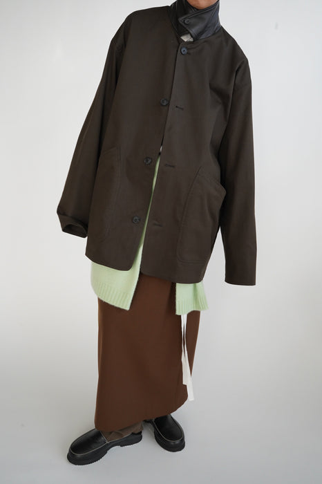 CRISTASEYA<br>LONG SKIRT<br>in NUT BROWN