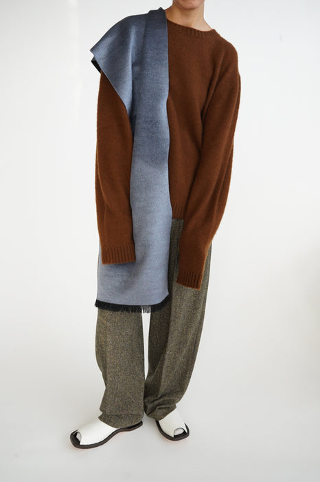 CRISTASEYA<br>NUAGE OVERSIZED SWEATER<br>in NOISETTE