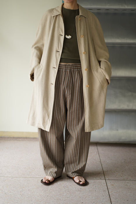 CRISTASEYA<br>MOROCCAN PYJAMA PANTS<br>in BROWN STRIPES