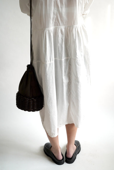 AETA x CRISTASEYA<br>LEATHER BASKET MEDIUM BAG