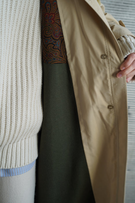 VINTAGE<BR>LONG TRENCH COAT