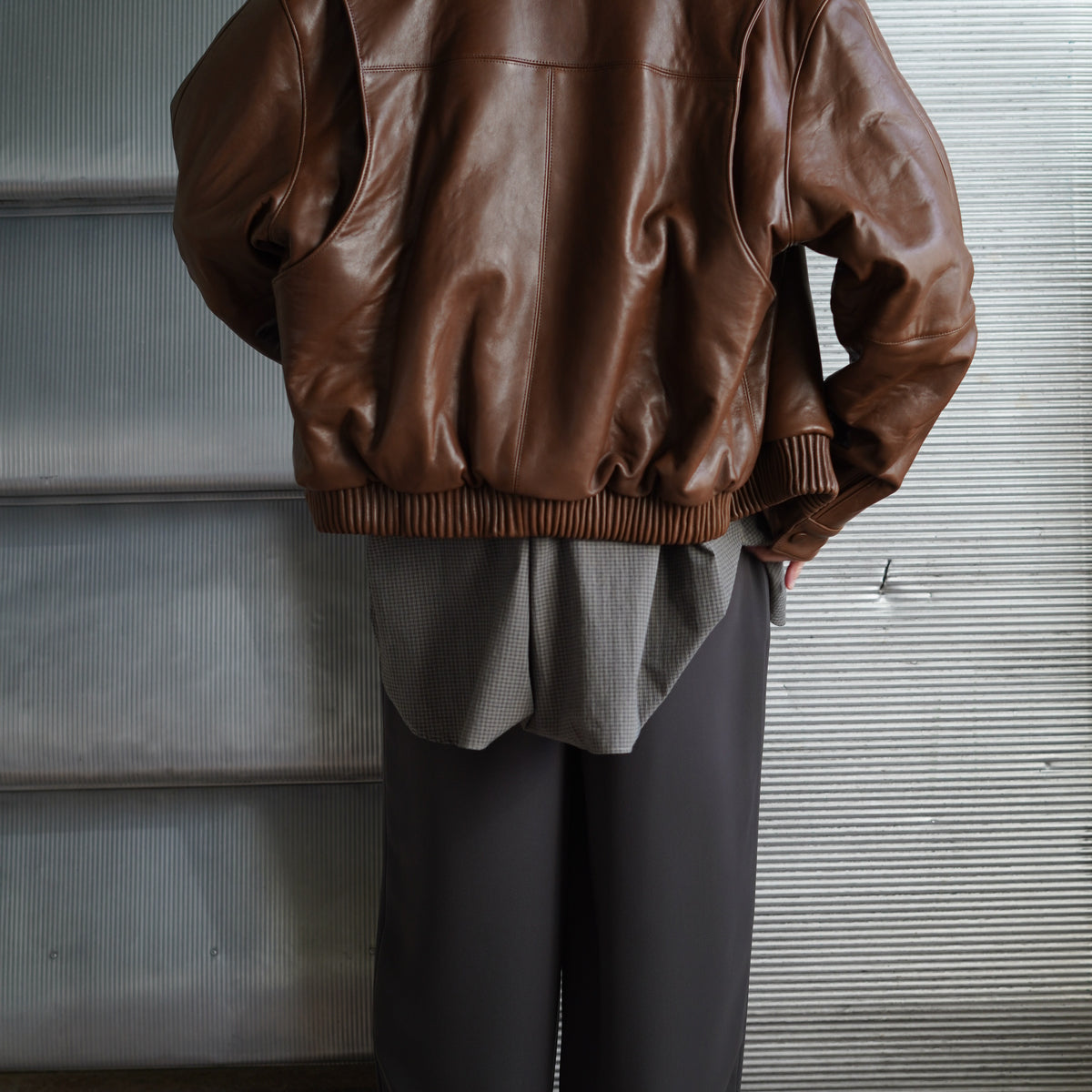 FUMIKA_UCHIDASHEEP LEATHER BLOUSONSOLD OUT – PORT