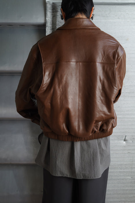 FUMIKA_UCHIDA<br>SHEEP LEATHER BLOUSON
