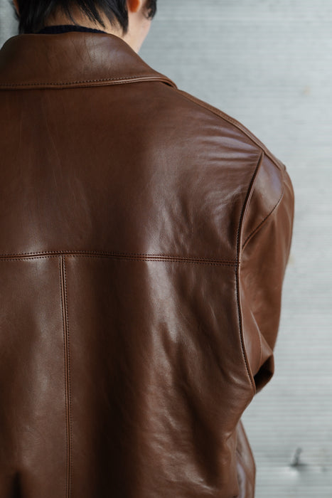 FUMIKA_UCHIDA<br>SHEEP LEATHER BLOUSON