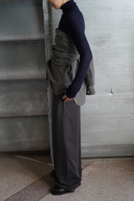 FUMIKA_UCHIDA<br>GAUZE TTL-NECK SWEATER