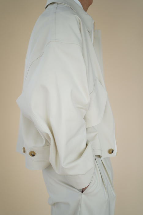 CRISTASEYA<br>SUMMER BOMBER <br>in CHALK<br><br>SOLD OUT
