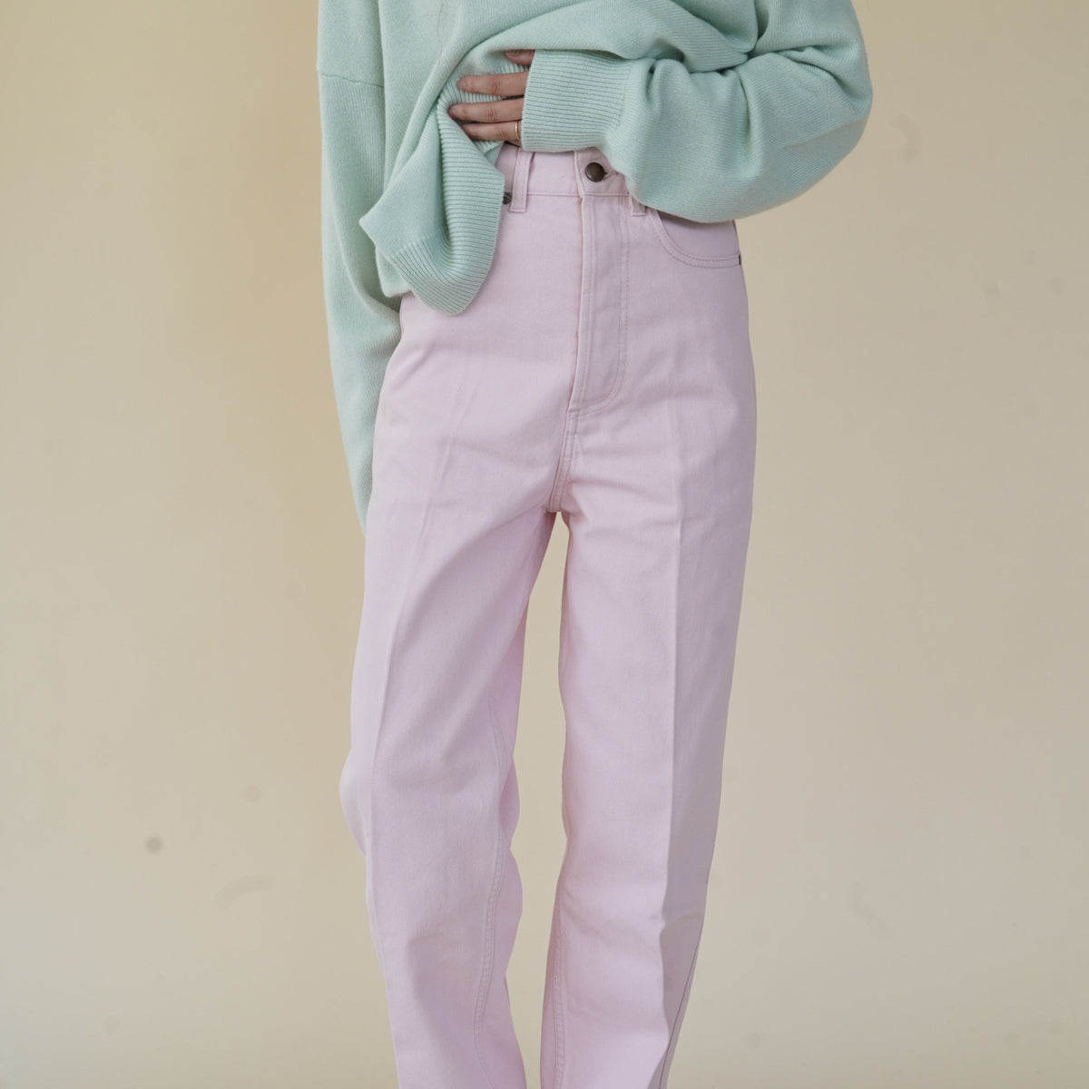 CRISTASEYA HIGH-WAISTED JEANS in SAKURA – PORT