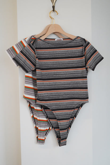 FUMIKA_UCHIDA<br>GRANDRELLE MULTI STRIPE BODYSUIT<br><br>SOLD OUT