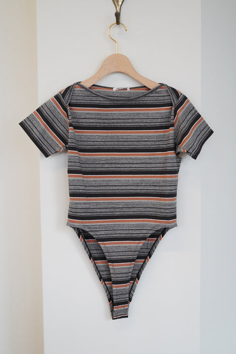 FUMIKA_UCHIDA<br>GRANDRELLE MULTI STRIPE BODYSUIT<br><br>SOLD OUT