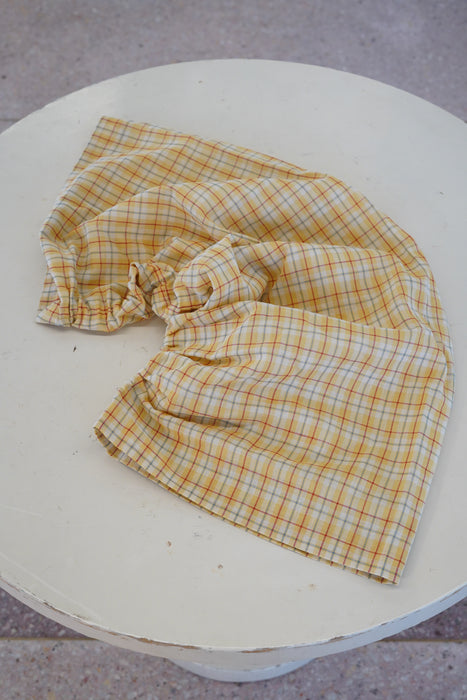 FUMIKA_UCHIDA<br>PLAID VOILE HEAD CAP