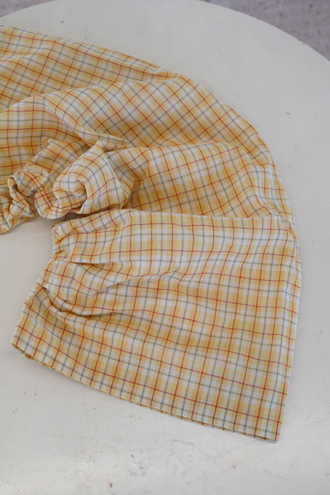 FUMIKA_UCHIDA<br>PLAID VOILE HEAD CAP