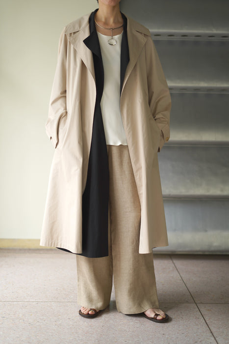 VINTAGE HERMES <br> 2TONE LAYER TRENCH COAT<br><br>SOLD OUT