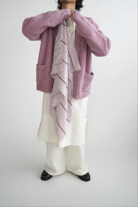 CRISTASEYA<br>OVERSIZED SHETLAND CARDIGAN<br>in PINK