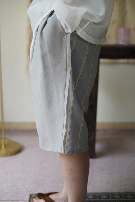 pelleq<br>mole stripe double use half trousers