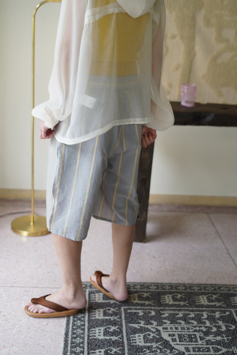 pelleq<br>mole stripe double use half trousers