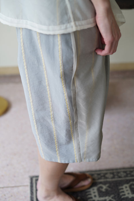 pelleq<br>mole stripe double use half trousers