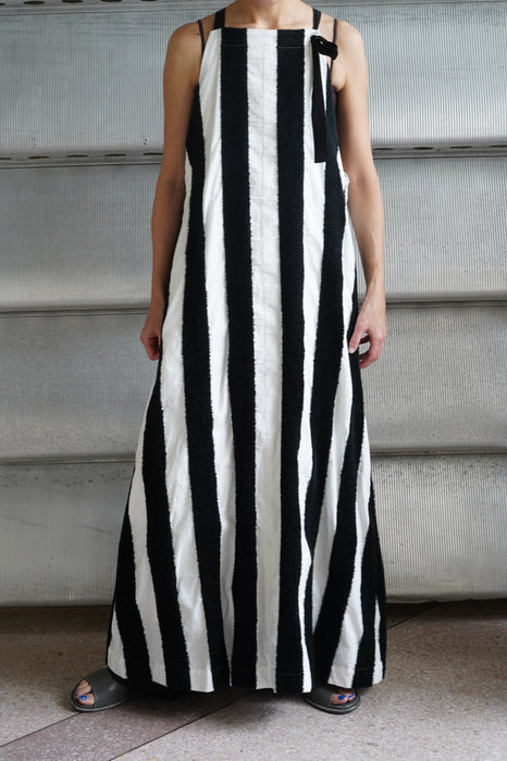 pelleq<br>thick pile stripe dress