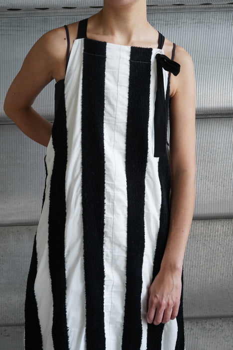 pelleq<br>thick pile stripe dress