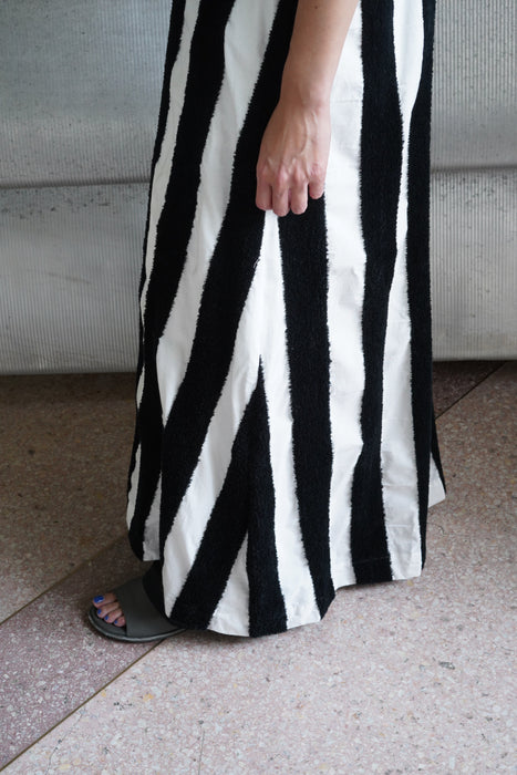 pelleq<br>thick pile stripe dress