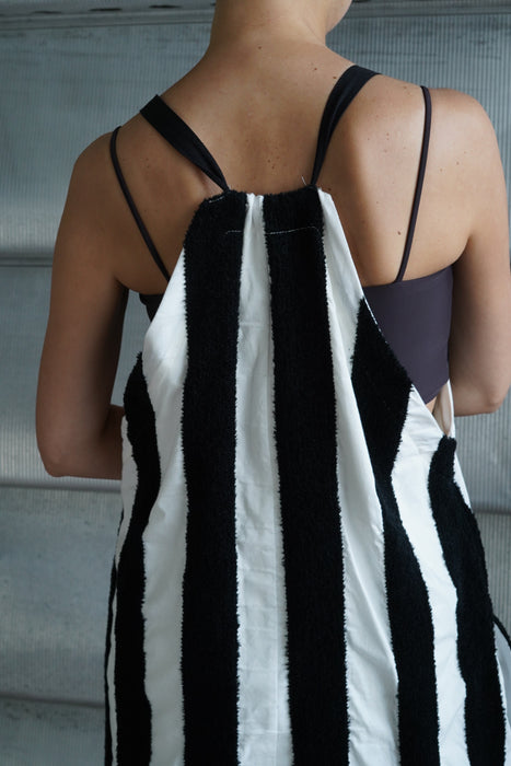 pelleq<br>thick pile stripe dress