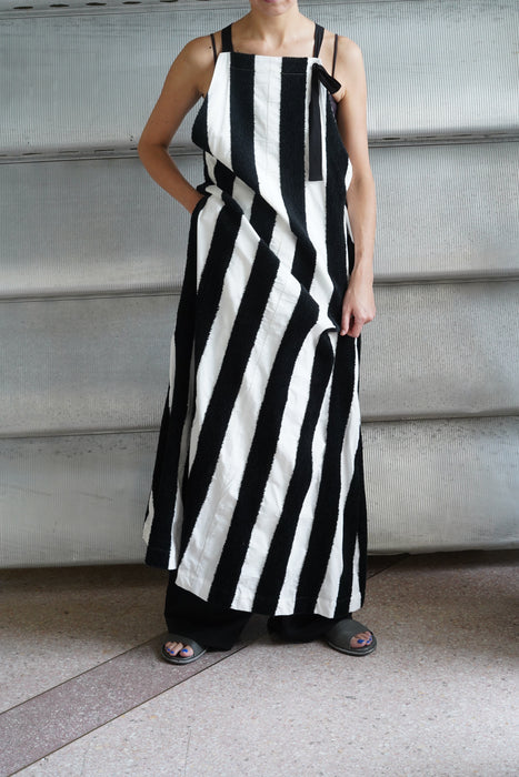 pelleq<br>thick pile stripe dress