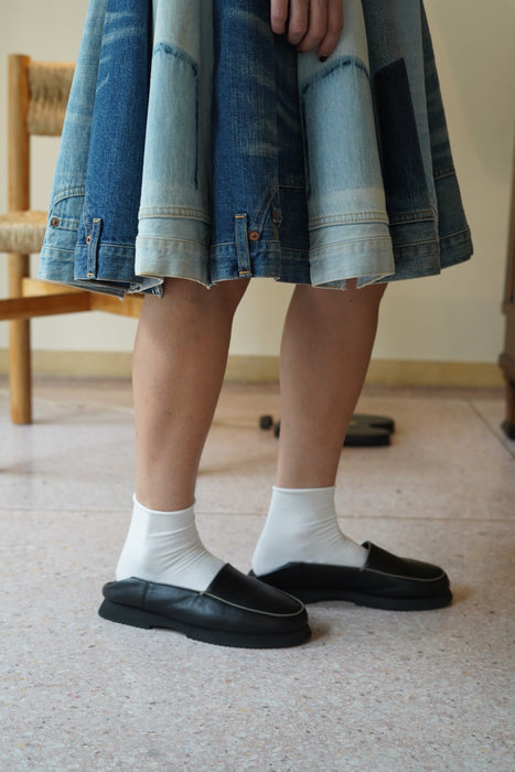 JUNYA WATANABE<BR>DENIM REBUILD SKIRT