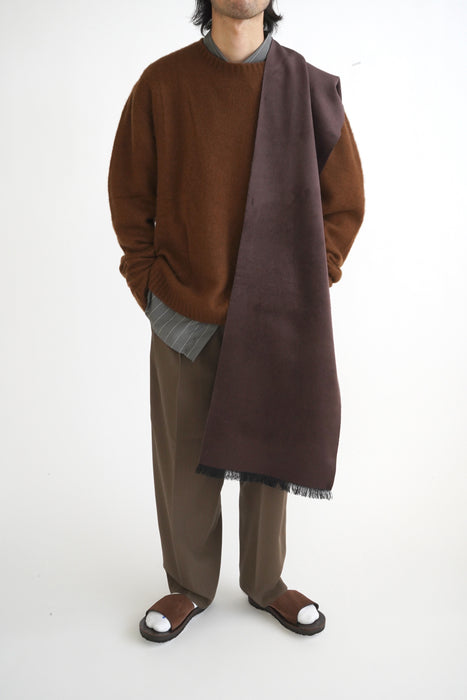 CRISTASEYA<br>NUAGE OVERSIZED SWEATER<br>in NOISETTE