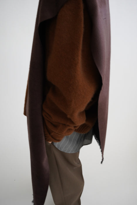 CRISTASEYA<br>NUAGE OVERSIZED SWEATER<br>in NOISETTE